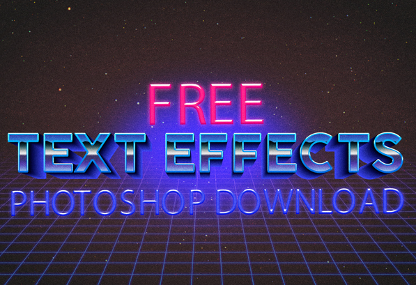 free photoshop text effects psd